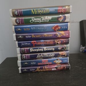 Disney Classic VHS Collection - Red, Blue, Purple Covers